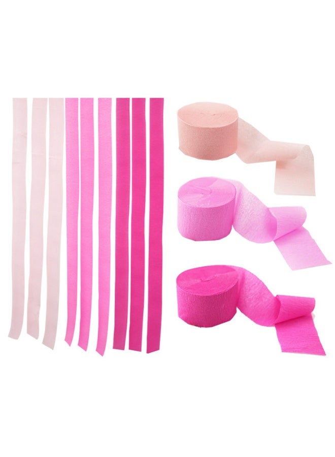 Mordely 3 Rolls Sheer Chiffon Ribbons 1.5 Inches x 25 Yards/Each Roll for Wedding Gift Wrapping Home Decorations - Image 1
